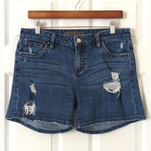 Joe's Jeans Classic Distressed Medium Wash Mid Rise Slim Fit Denim Shorts 29